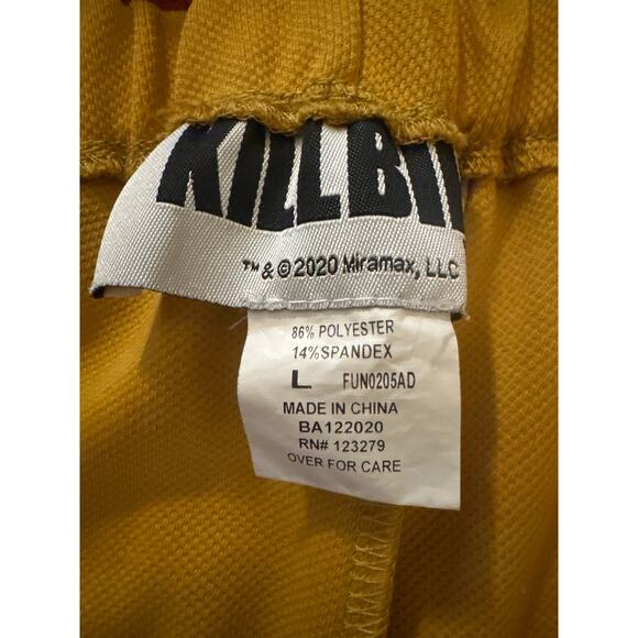 Women L Kill Bill Vol I & II Bride Mustard Yellow Track Suit Set Costume Cosplay - Picture 7 of 7